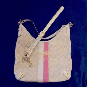 Coach crossbody purse.